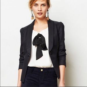 Anthropologie Elevenses Tuxedo Jacket